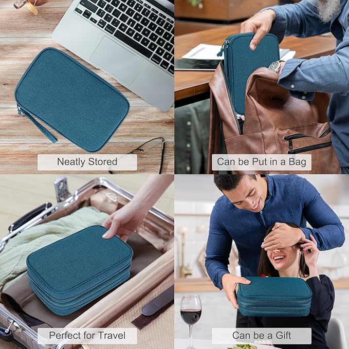 FYY Electronic Organizer, Large Travel Cable Organizer Bag Pouch Electronic - Image 7
