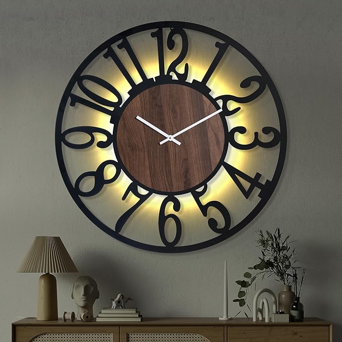 Casaformia 32'' Large Silent Wall Clock by Unknown