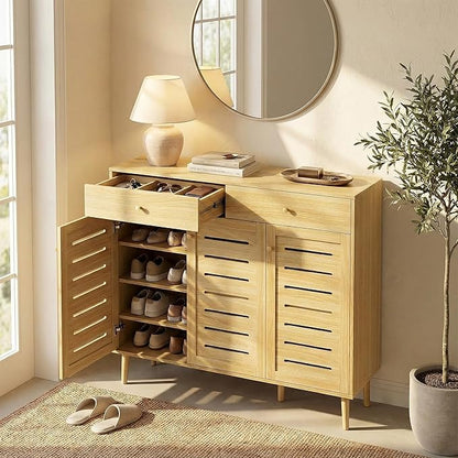 47" Shoe Storage Cabinet with Drawers - Image 6