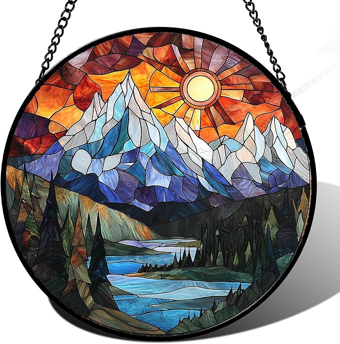 AMDERVEN Stained Glass Window Hanging by amderven