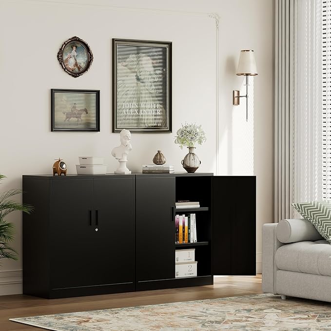 Metal Garage Storage Cabinets，Metal File Cabinet - Image 9