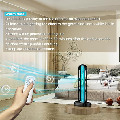 2 Pack UV Light Sanitizer, Ultraviolet Lamp - Image 7