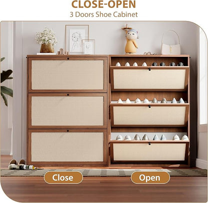 AVZEAR Narrow Shoe Storage Cabinet - Image 5
