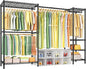 Ulif E10 Clothes Rack（With Stretchable Hanger Rod）Freestanding Clothing Racks by Ulif