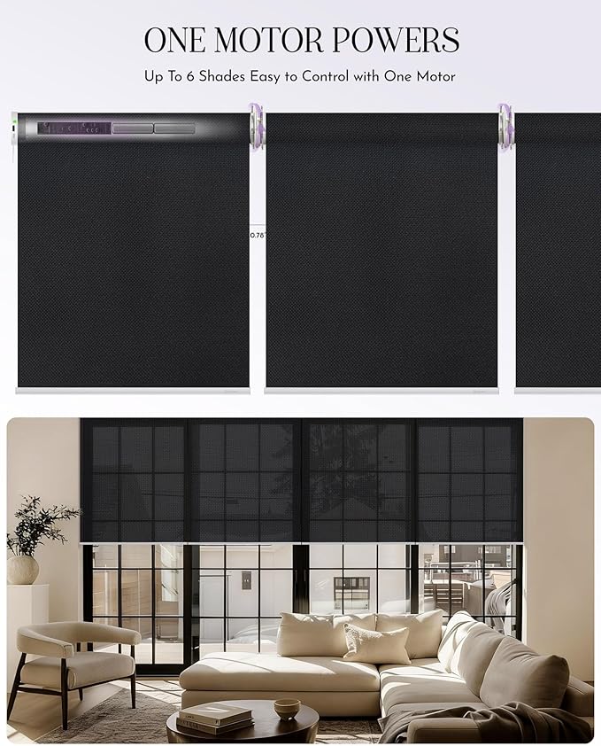 Graywind Smart Coupled Roller Shades Compatible - Image 2