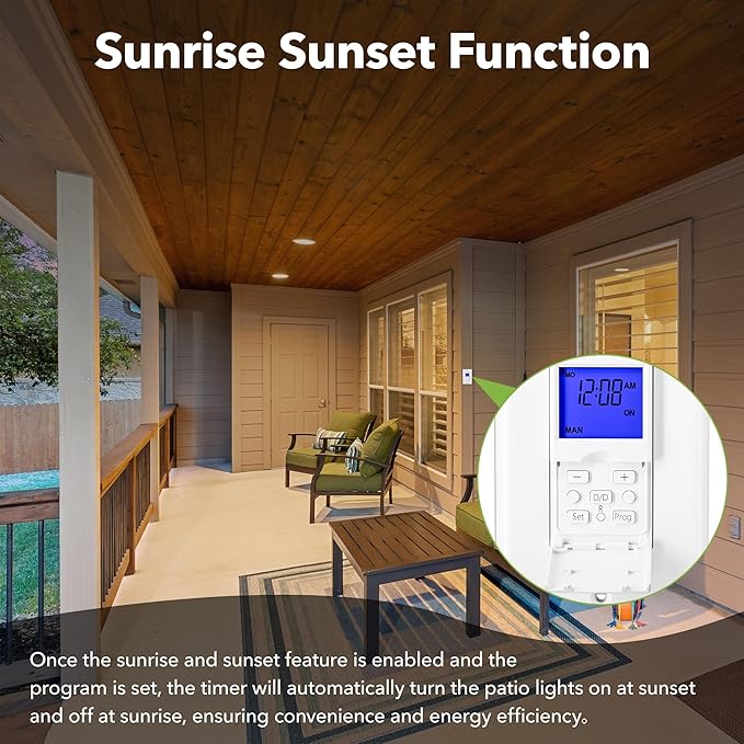 BN-LINK 7 Day Programmable Astronomical Timer Switch - Image 2