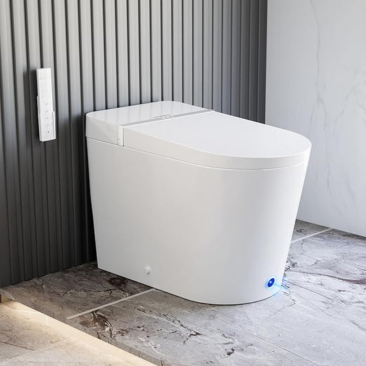 Casta Diva Smart Toilet with Bidet Built in, Bidet Toilet with Wider Heated Seat by CastaDiva