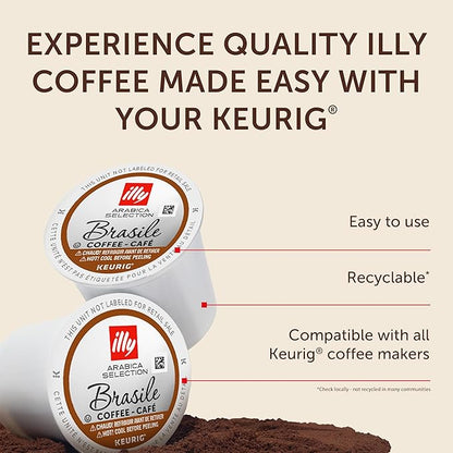 illy Coffee K Cup, Pods for Keurig Machines, Brasile Single Origin Roast - Image 6