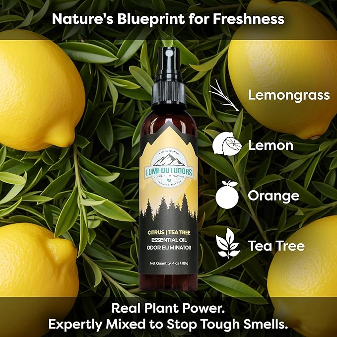 Lumi Outdoors Natural Shoe Deodorizer Spray & Odor Eliminator - Image 5