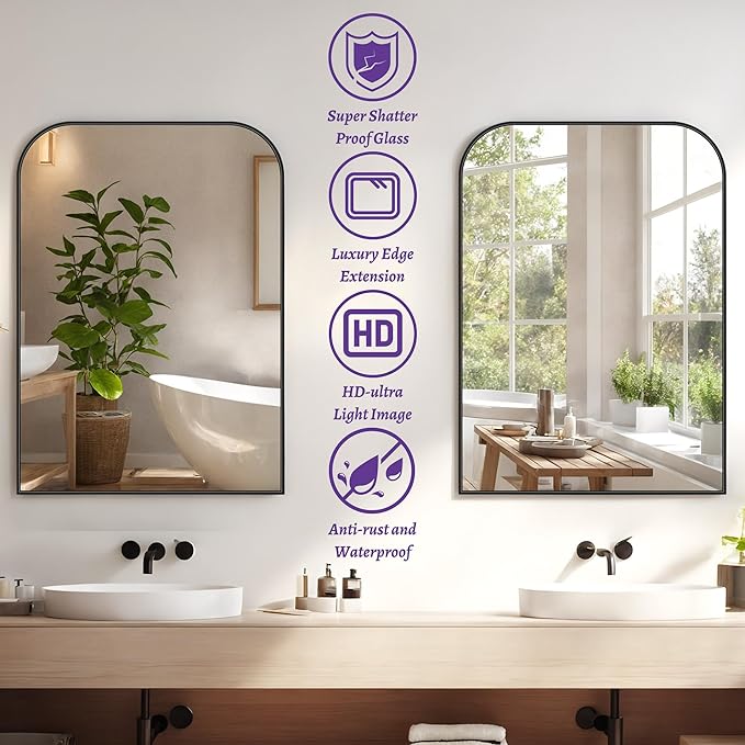 Bathroom Mirror, Wall Mirrors, Bathroom Vanity Mirror - Image 7