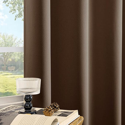 Beauoop 100% Blackout Curtains 84 Inch Long 2 Panels - Image 4