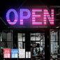 LED Open Signs for Business, Ultra Bright Adjustable Open Light Up Sign Led for by Thirdpolite