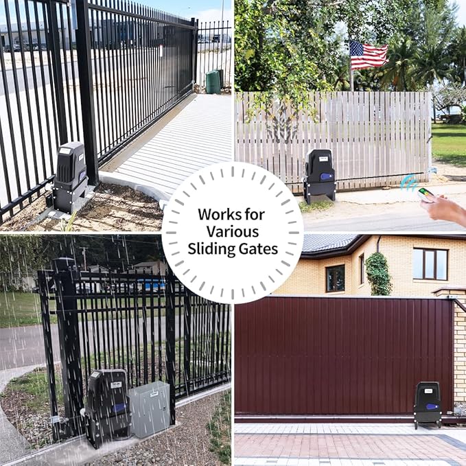 TOPENS BK800 Automatic Sliding Gate Opener Strong Belt Silent Drive Electric - Image 7