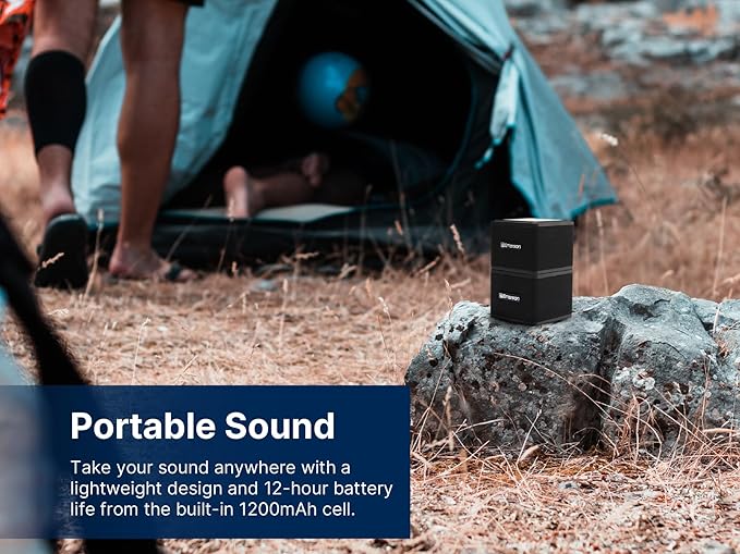 Emerson EAS-3006-BK Sound Blox – Wireless Magnetic Stackable Bluetooth Speakers - Image 7