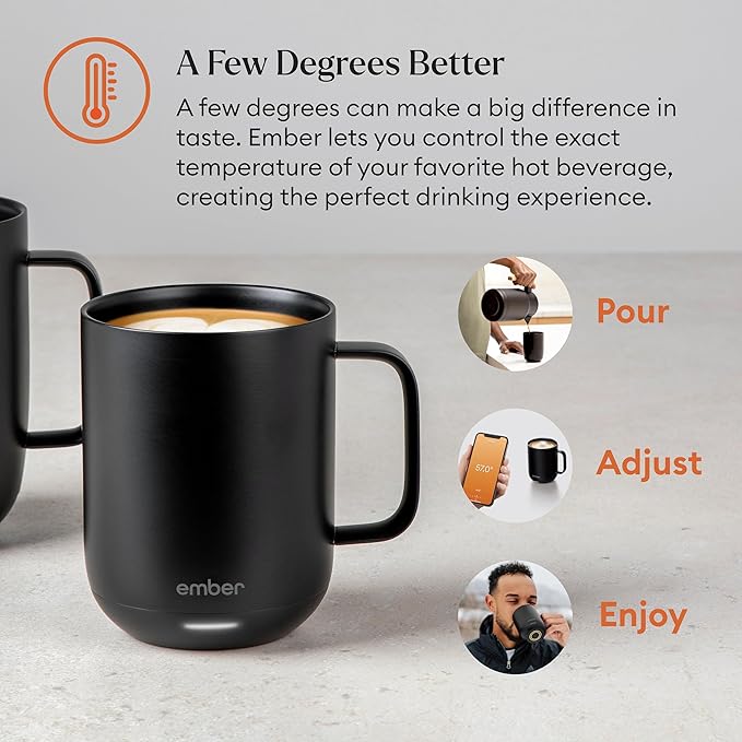 Ember Temperature Control Smart Mug 2, 14 Oz, App-Controlled Heated Coffee Mug - Image 5