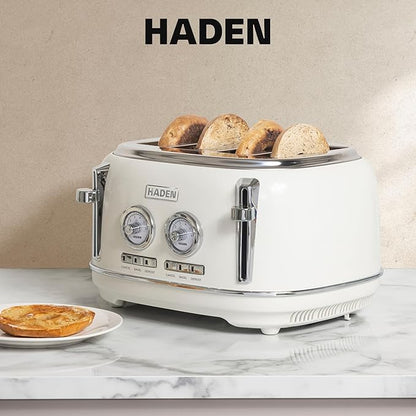 Haden Dorset 4 Slice Wide Slot Stainless Steel Toaster - Image 7