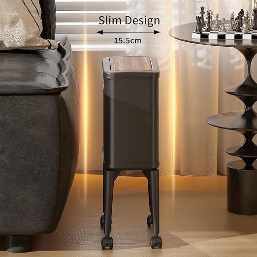 MRBIN Metal Slim Bathroom Trash Can - Image 5