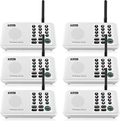 Wuloo Intercoms Wireless for Home 5280 Feet Range 10 Channel 3 Code, Wireless by Wuloo