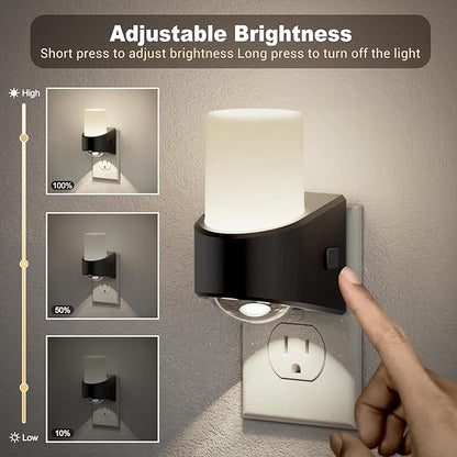 JandCase LED Night Lights Plug into Wall, Decorative Night Light - Image 2