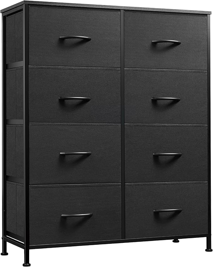 WLIVE Fabric Dresser for Bedroom, Tall Dresser by WLIVE