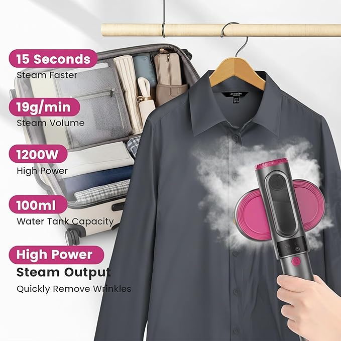Powerful Handheld Clothes Steamer - Image 4