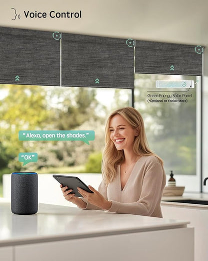 Yoolax Motorized Blinds with Remote, Smart Blinds - Image 2