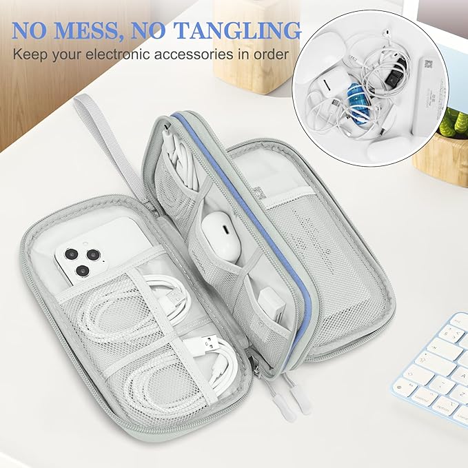 FYY Electronic Organizer, Travel Cable Organizer Bag Pouch Electronic - Image 5