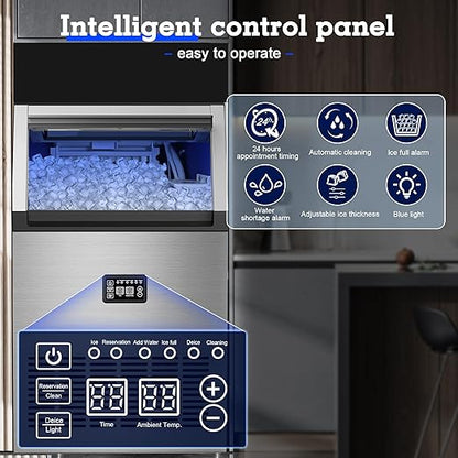 Ice Maker Commercial Ice Maker Machine 200lbs/24H - Image 5
