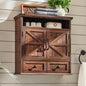 ACCOHOHO Bathroom Wall Cabinet, Farmhouse Medicine Cabinet, Adjustable Shelf by ACCOHOHO