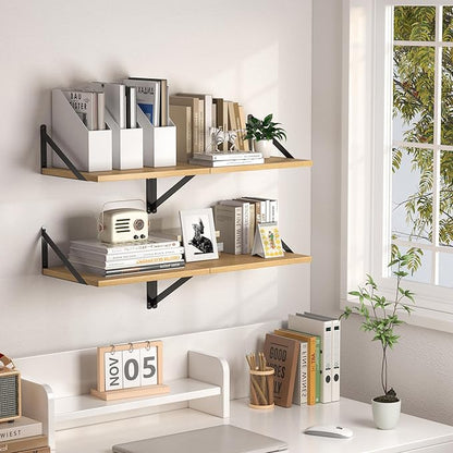 Heimlove 12 Inch Deep Floating Shelves - Image 5