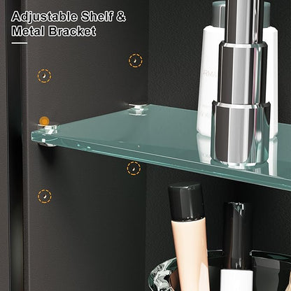 Black Arched Medicine Cabinet - Image 3
