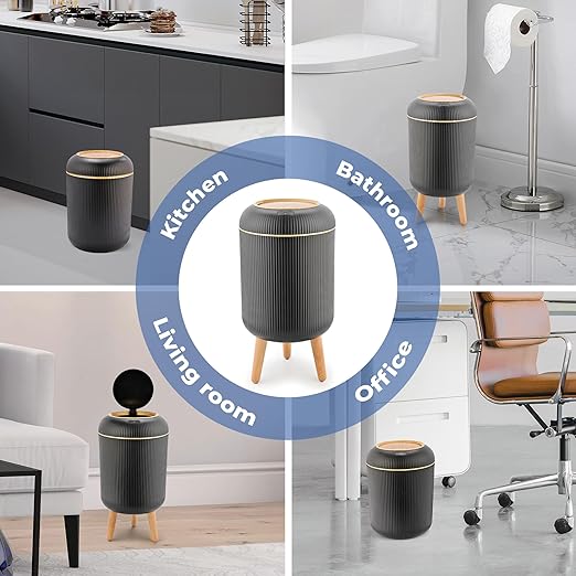 Pukomc Smart Sensor Wastebasket, Convenient and Hygienic Easy to Use, - Image 8