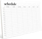 Weekly Schedule Pad, Tear Off Undated Weekly Planner Notepad, A4 Size, Premium by Hadigu