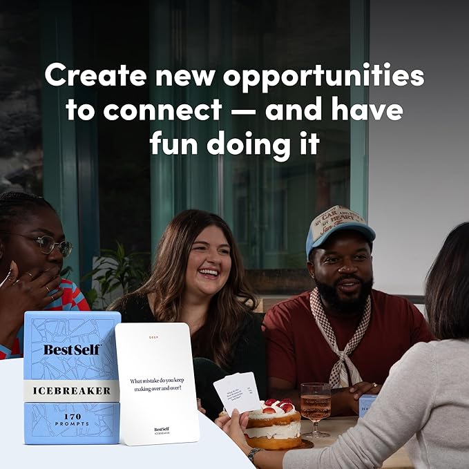 BestSelf Icebreaker Card Deck – 170 Conversation Starters to Spark Meaningful - Image 4