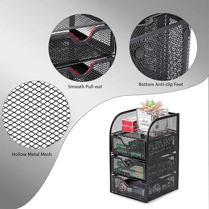 BTSKY Metal Mesh Battery Storage Organizer - Image 5