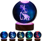 3D Elephant Crystal Ball Lamp, Lifelike Elephant Night Light, 16 Colors by Conalisk