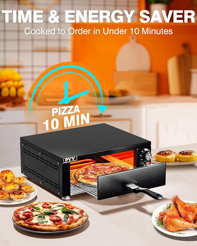 PYY Electric Pizza Oven Indoor Countertop Pizza Oven Commercial Pizza Maker - Image 2