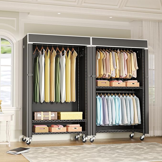 FUTASSI Black Clothing Rack - Image 2