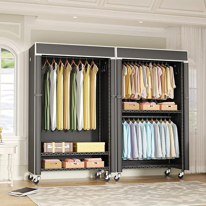 FUTASSI Black Clothing Rack - Image 2
