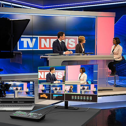 Yinker 4-Channel HDMI Live Stream Switcher, Video Mixer Switcher w/PVW & PGM - Image 2