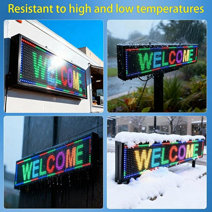 Programmable Scrolling Led Sign Message Board Outdoor Digital Signs - Image 2