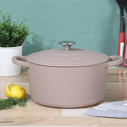 Crock-Pot Artisan 5-Quart Round Cast Iron Dutch Oven - Image 2