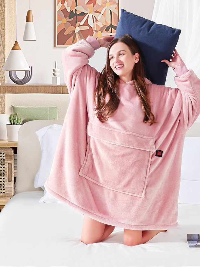 MAXEVE Heated Wearable Blanket Hoodie - Image 6
