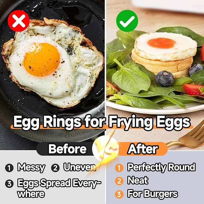4 Pack Egg Ring Compatible - Image 2
