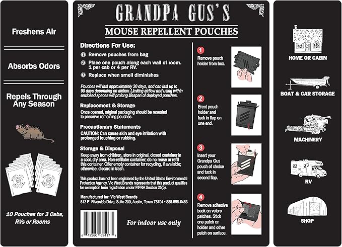 Grandpa Gus's Extra-Strength Mouse Repellent - Image 8