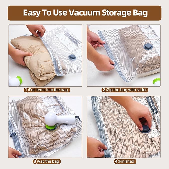 VACKFOX Travel Vacuum Storage Bags - Image 5