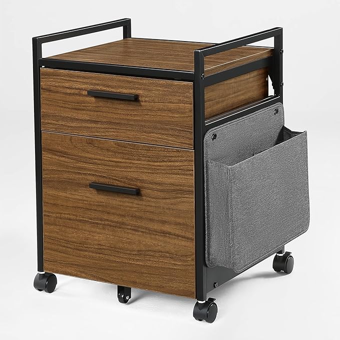 EUREKA ERGONOMIC 2-Drawer Mobile File Cabinet by EUREKAERGONOMIC