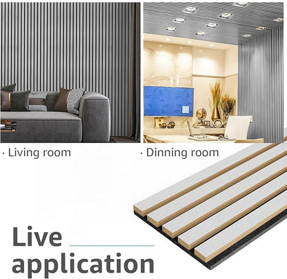 Art3d 4pcs-107 x 8in Slat Acoustic Panel - Image 4