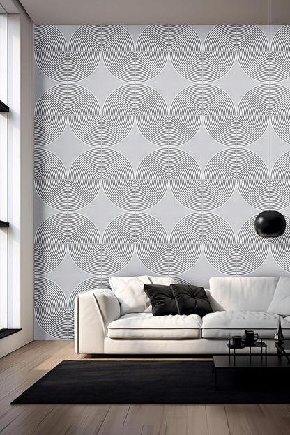 From Plain To Beautiful In Hours 9002 Arc Swell PVC 12 in x 12 in Peel and - Image 11