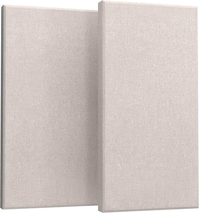 UMIACOUSTICS 2 PCS Acoustic Panel, 47.2" x 23.6" x 2" Fiberglass Sound Proof by UMIACOUSTIC